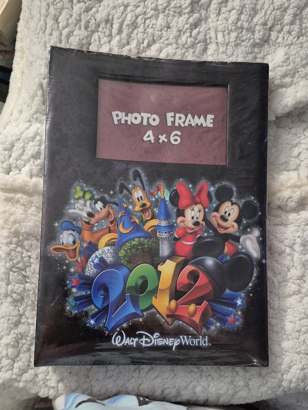 Disney Black Photo Frame with Colorful 2012 Character Design